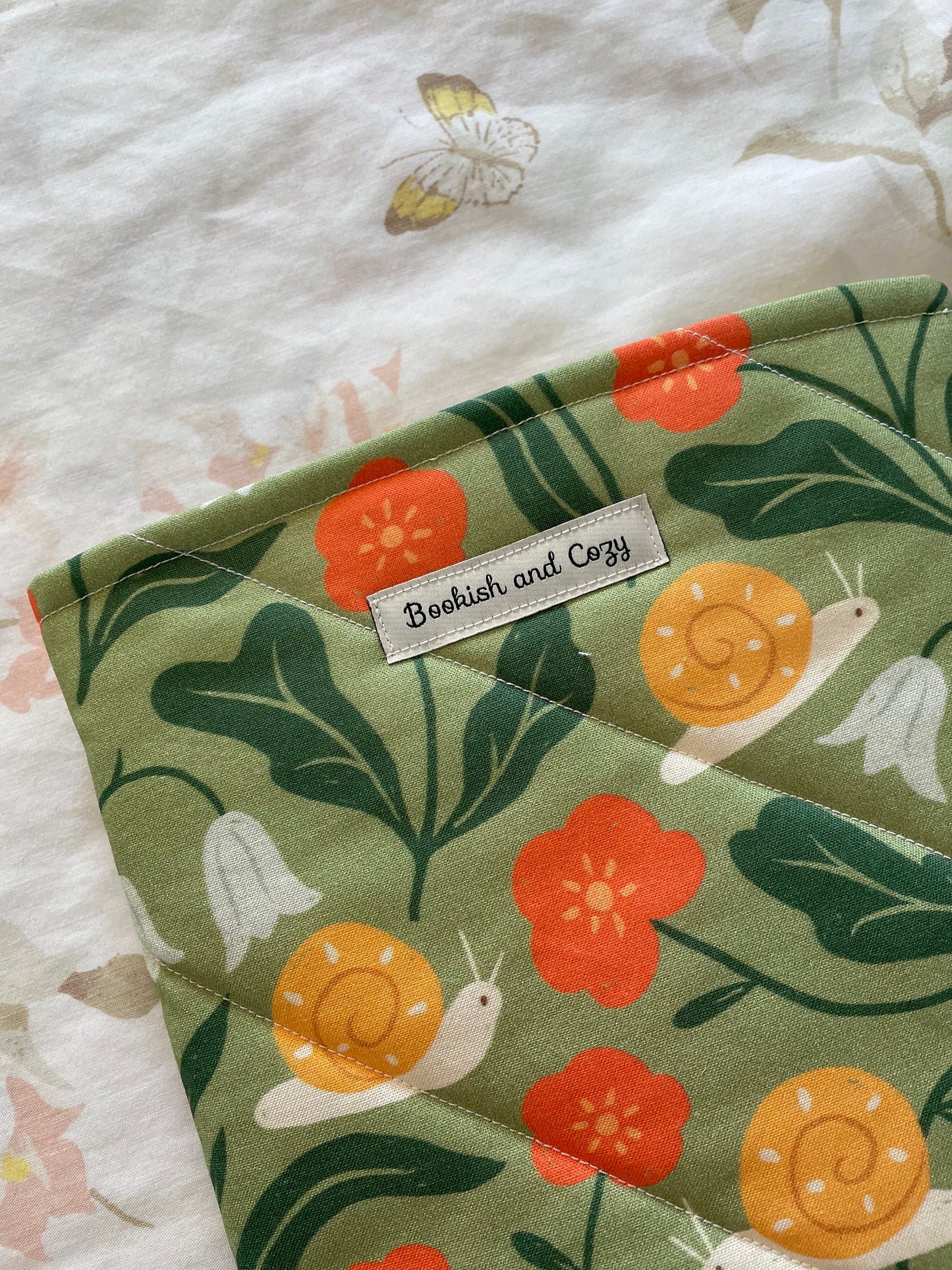 Springtime Snails Booksleeve