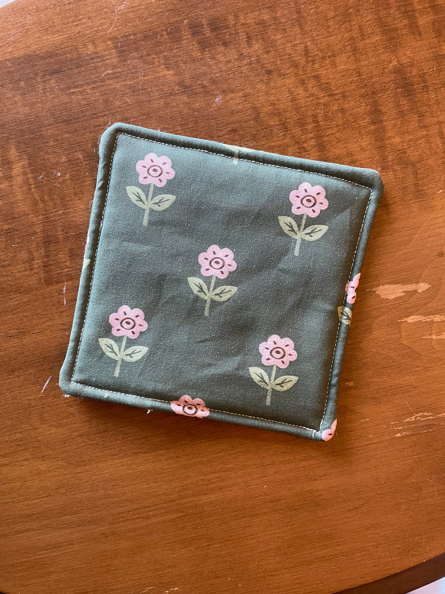 Pastel Posies Mug Rug | Pre-order