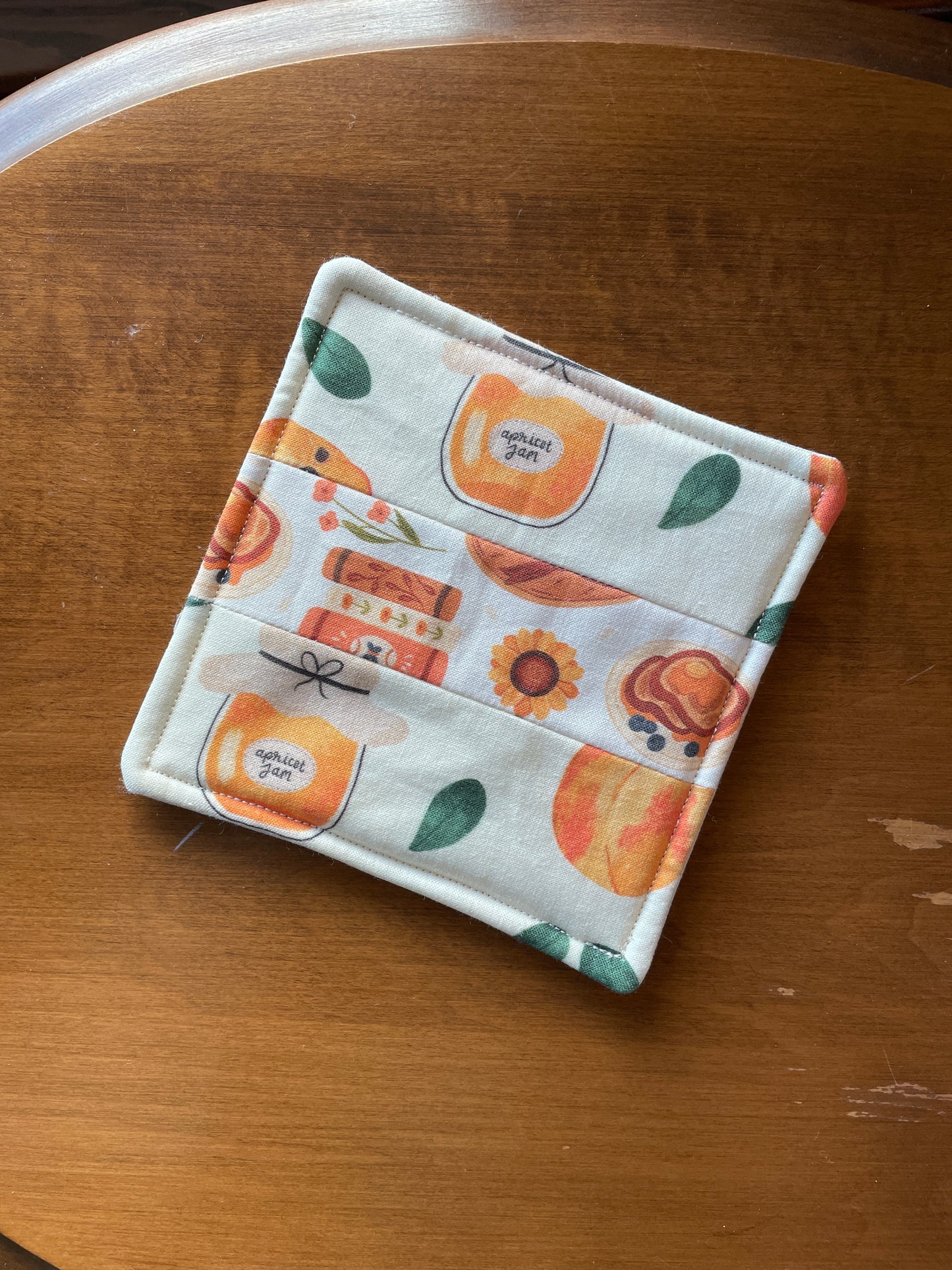 Apricot + Summer Daze Mug Rug