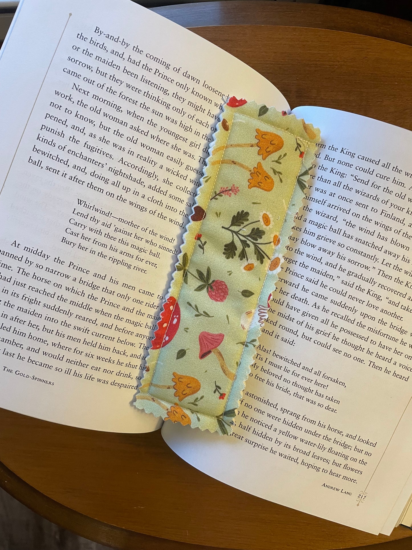 Mushroom Melodies Bookmark